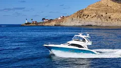 Sea Ray 52 underway on San Diego Bay