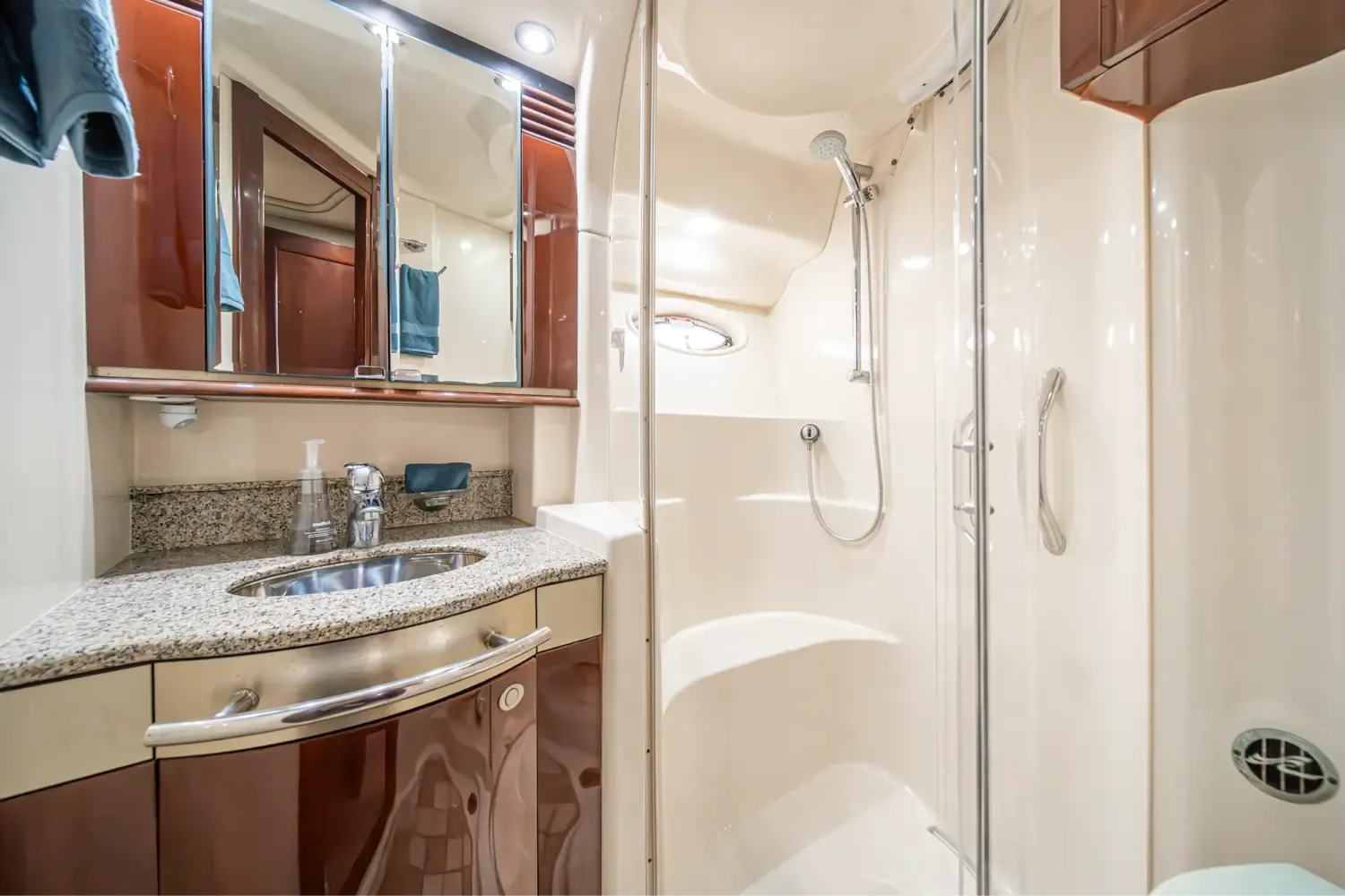 The helm of a CDM Yachts vessel