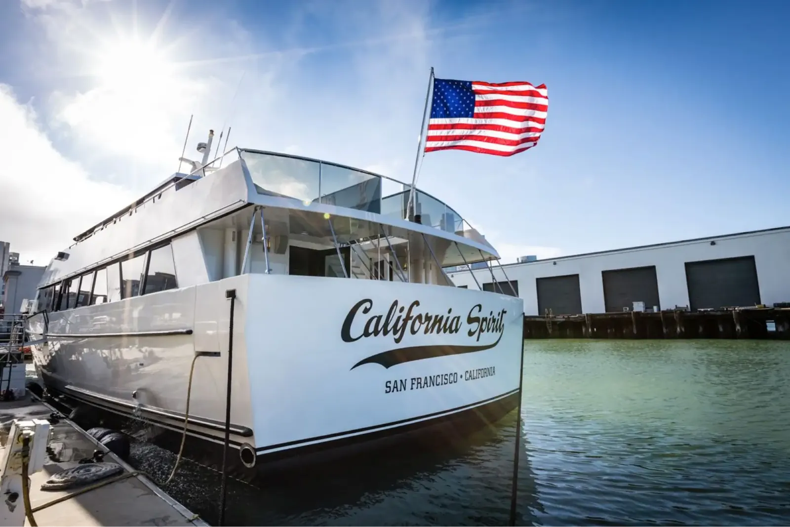 An evening gathering aboard the Westport 100