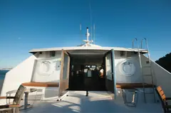 Corporate charter event aboard the Westport 100