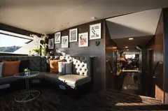 Corporate charter event aboard the Westport 100